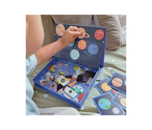 TOOKY TOY Układanka Magnetyczna Kosmos Puzzle