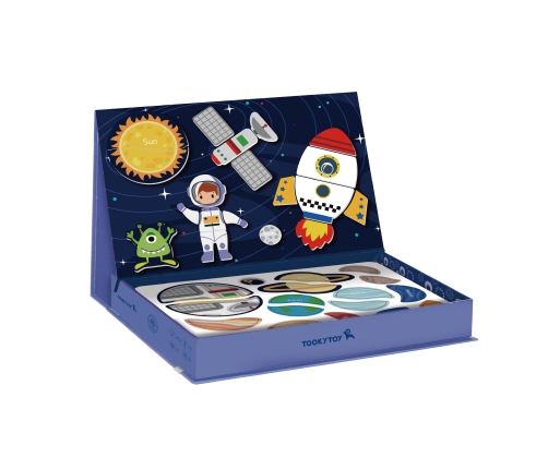 TOOKY TOY Układanka Magnetyczna Kosmos Puzzle