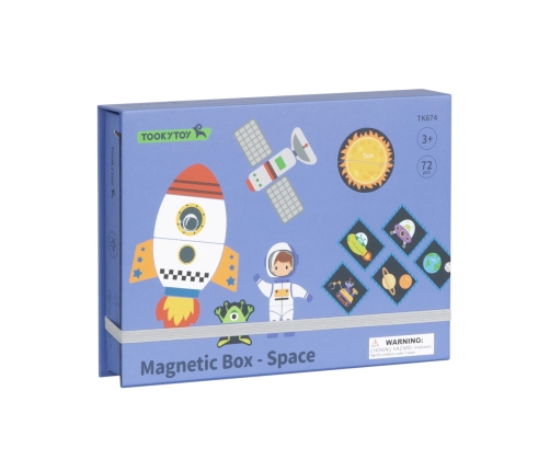 TOOKY TOY Układanka Magnetyczna Kosmos Puzzle