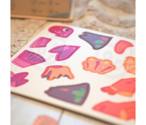 TOOKY TOY Układanka Magnetyczna Dinozaury Puzzle