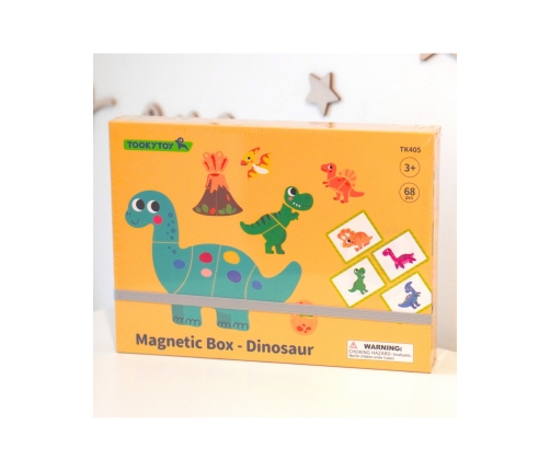 TOOKY TOY Układanka Magnetyczna Dinozaury Puzzle