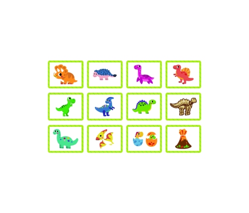 TOOKY TOY Układanka Magnetyczna Dinozaury Puzzle