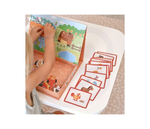 TOOKY TOY Układanka Magnetyczna Farma Puzzle
