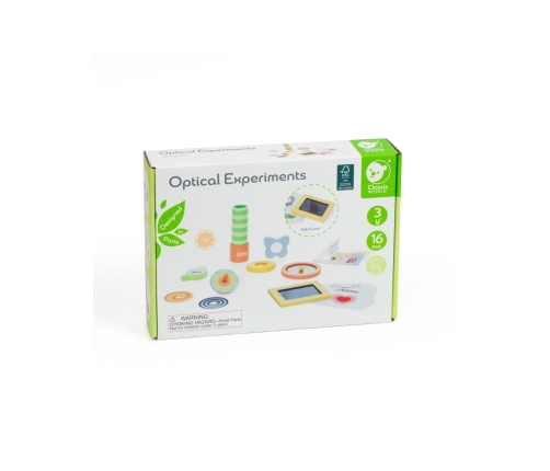 CLASSIC WORLD Eksperymenty Optyczne Zestaw Sensoryczny Trening Zmysłów 16 el.