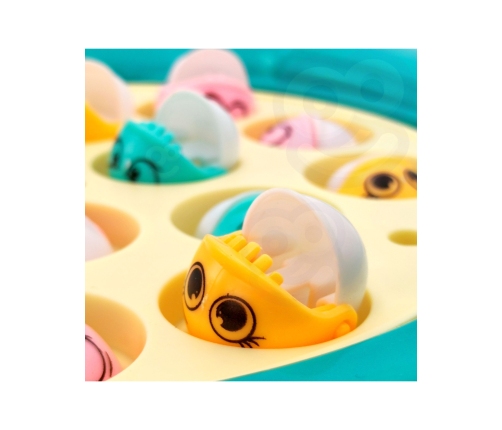 WOOPIE Zestaw Łowienie Rybek Gra Zręcznościowa Zielony Dinozaur