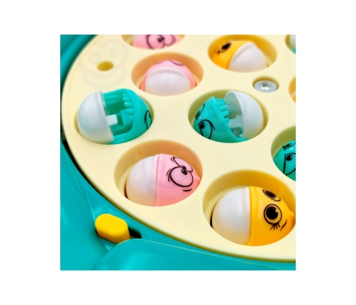 WOOPIE Zestaw Łowienie Rybek Gra Zręcznościowa Zielony Dinozaur