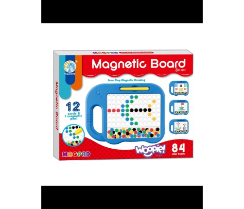 WOOPIE Tablica Magnetyczna dla Dzieci Montessori MagPad Słonik- Zestaw 3 szt.