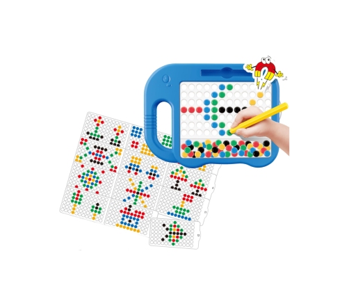 WOOPIE Tablica Magnetyczna dla Dzieci Montessori MagPad Słonik- Zestaw 12 Szt.