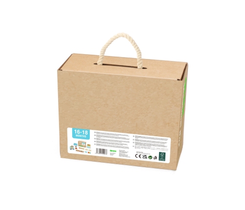 TOOKY TOY Box Pudełko XXL Montessori Edukacyjne 7w1 Sensoryczne 16-18 Mies.