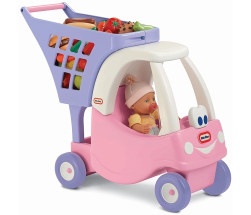 Wózek na zakupy dla dzieci Cozy Coupe Little Tikes różowy