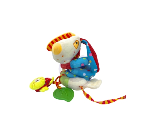 WOOPIE BABY Miękka Zawieszka Spirala do Wózka  Łóżeczka Piesek Edukacyjna