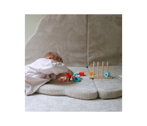 TOOKY TOY  Kreatywne Drewniane Klocki Przestrzenne 3d Krab