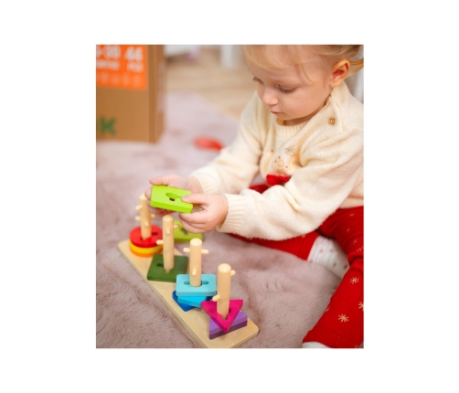 TOOKY TOY Box Pudełko XXL Montessori Edukacyjne 7w1 Sensoryczne 25-30 Mies.