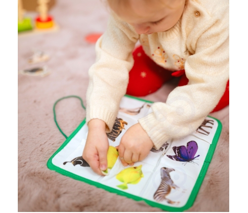 TOOKY TOY Box Pudełko XXL Montessori Edukacyjne 7w1 Sensoryczne 25-30 Mies.