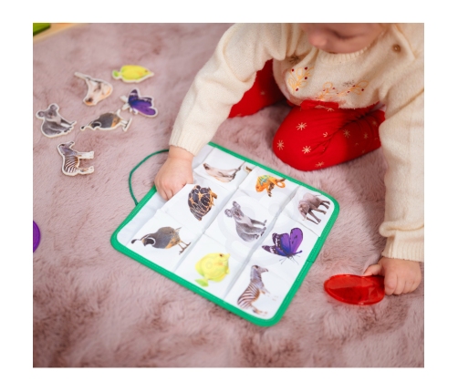 TOOKY TOY Box Pudełko XXL Montessori Edukacyjne 7w1 Sensoryczne 25-30 Mies.