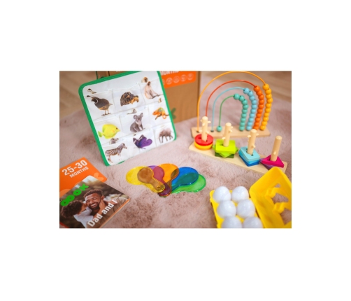 TOOKY TOY Box Pudełko XXL Montessori Edukacyjne 7w1 Sensoryczne 25-30 Mies.