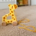 TOOKY TOY Żyrafka do Ciągnięcia Drewniany
