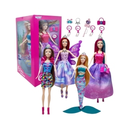 WOOPIE Leļļu Komplekts Princeses 4in1 WOOPIE Leļļu Komplekts Princeses 4in1