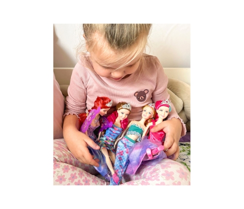 WOOPIE Leļļu Komplekts Princeses 4in1