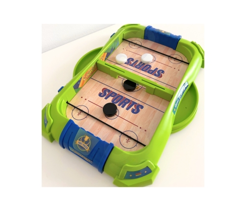 WOOPIE Gra Zręcznościowa 2w1 Mini Hokej Wyścigi