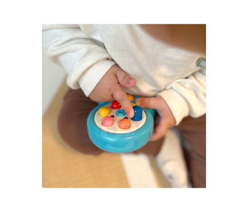 WOOPIE Gra Zręcznościowa Wbijanka Kreta Sznurek Ośmiornica Różowy 2w1