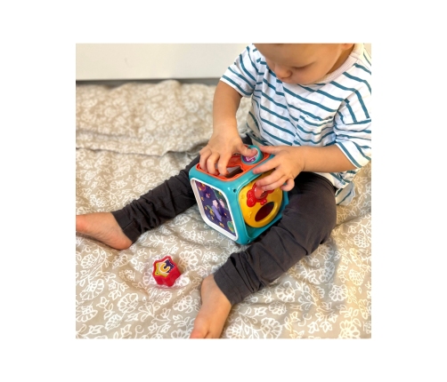 WOOPIE Interaktywna Kostka Sensoryczna Edukacyjna Montessori Sorter 6w1