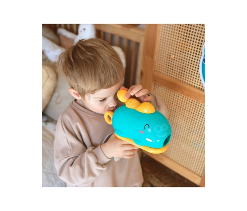 WOOPIE Gra w Rzutki Pistolet Dinozaur na Kulki Rzepy Tarcza Punkty Strzelanie