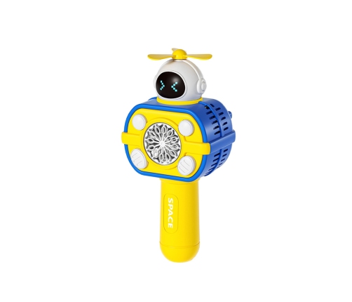 WOOPIE Maszyna Astronauta do Robienia Baniek Mydlanych Żółty