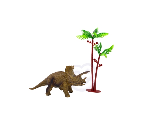 WOOPIE Zestaw Figurki Dinozaury 16 el. + Mata + Kuferek