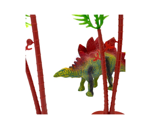 WOOPIE Zestaw Figurki Dinozaury 16 el. + Mata + Kuferek