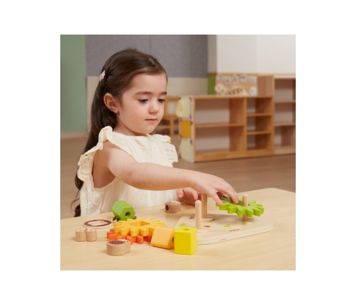 VIGA Drewniany Sorter Koła Zębate 