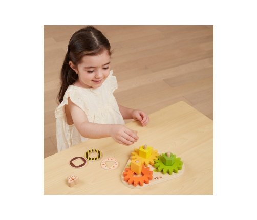 VIGA Drewniany Sorter Koła Zębate 