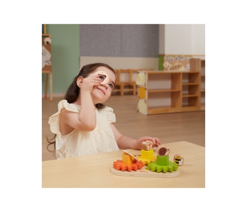 VIGA Drewniany Sorter Koła Zębate 