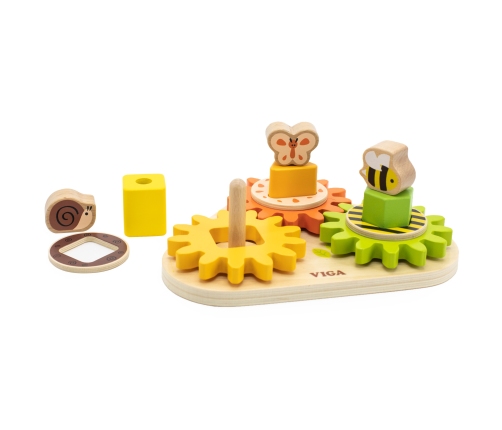 VIGA Drewniany Sorter Koła Zębate 