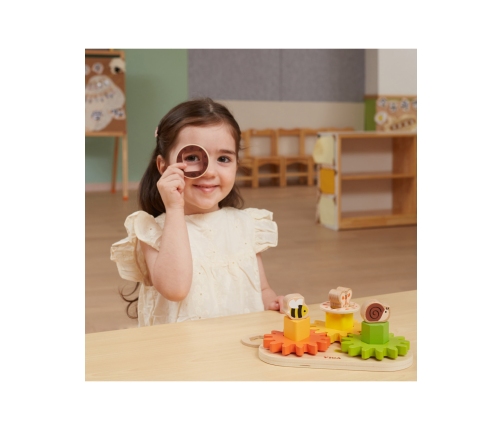 VIGA Drewniany Sorter Koła Zębate 