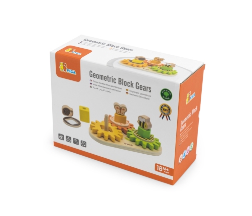 VIGA Drewniany Sorter Koła Zębate 