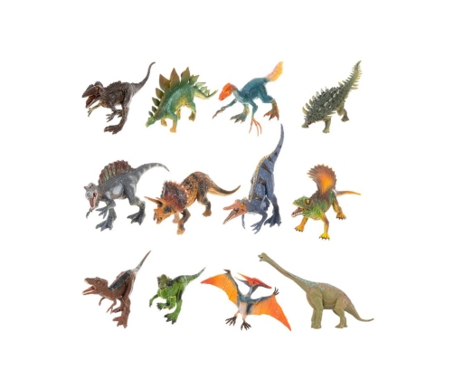 WOOPIE Duży Zestaw Figurki Dinozaury XXL + Mata 