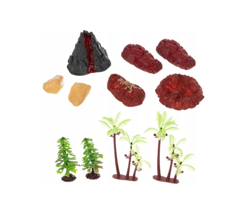 WOOPIE Duży Zestaw Figurki Dinozaury XXL + Mata 