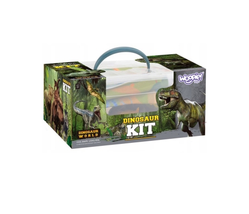 WOOPIE Duży Zestaw Figurki Dinozaury XXL + Mata 