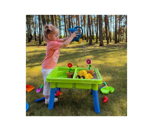 WOOPIE Stolik Wodny 2w1 Piaskownica 13 Akc.