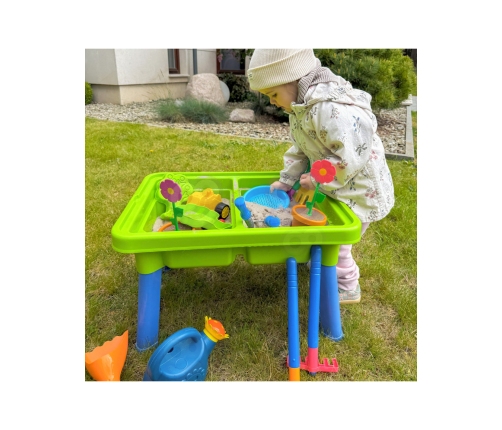 WOOPIE Stolik Wodny 2w1 Piaskownica 13 Akc.