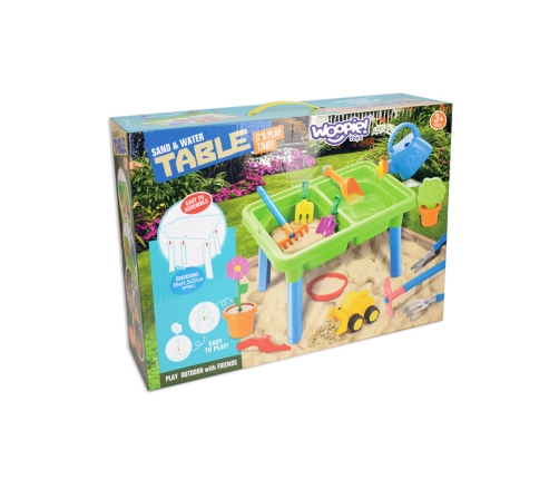 WOOPIE Stolik Wodny 2w1 Piaskownica 13 Akc.