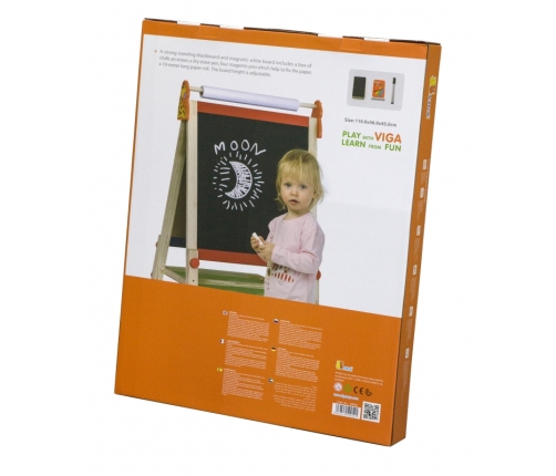 VIGA Tablica Do Rysowania Dwustronna Duża Magnetyczna