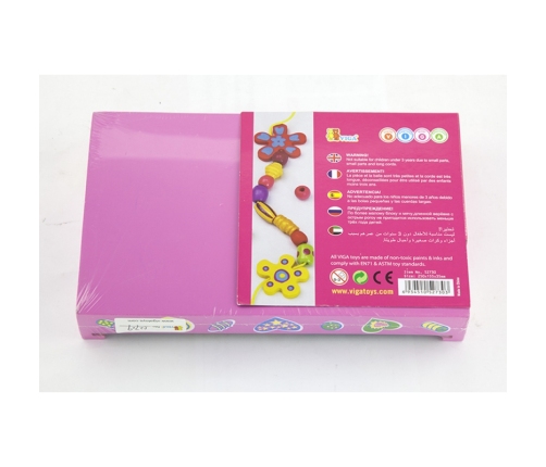 CLASSIC WORLD Zestaw Kolejka Tor Drewniany Pociąg + Sorter Kształtów 40 el.