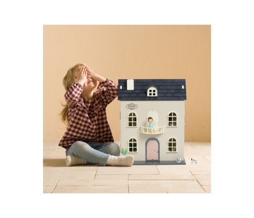 CLASSIC WORLD Drewniany Domek dla Lalek Vintage