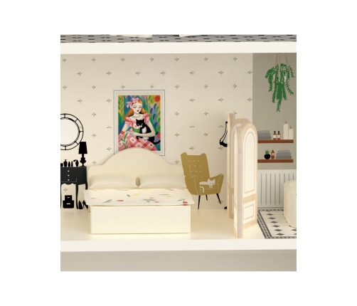 CLASSIC WORLD Drewniany Domek dla Lalek Vintage