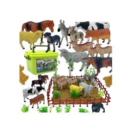 WOOPIE Zestaw Figurki Farma + Kuferek 57 el.