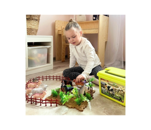 WOOPIE Zestaw Figurki Farma + Kuferek 57 el.