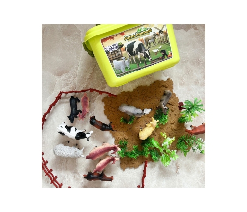 WOOPIE Zestaw Figurki Farma + Kuferek 57 el.