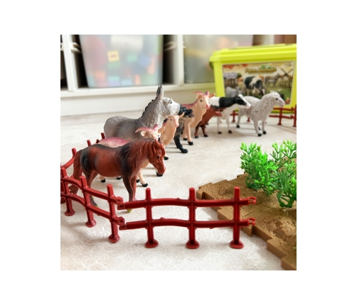 WOOPIE Zestaw Figurki Farma + Kuferek 57 el.